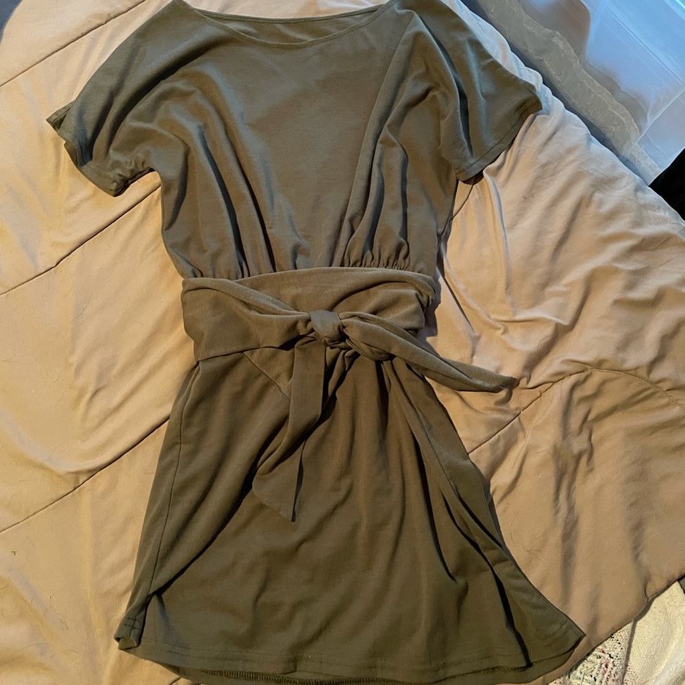 Asymmetrical Wrap Dress